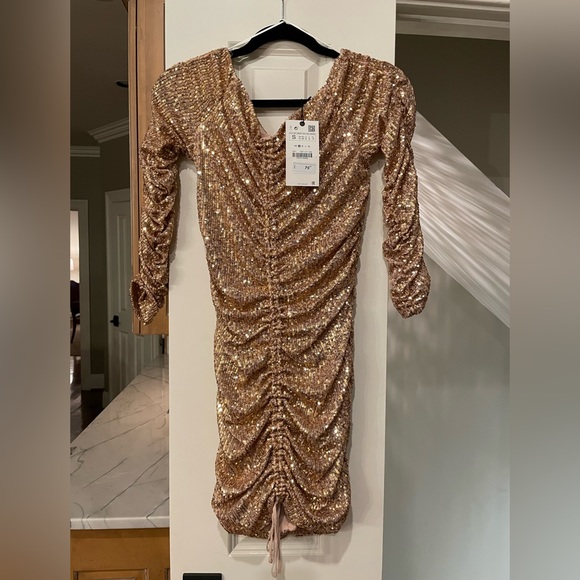 Zara Sequin Dress with Tags - Picture 1 of 4
